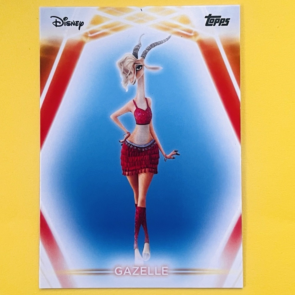 2026 Topps Disney Neon Gazelle #64 Zootopia Base Card